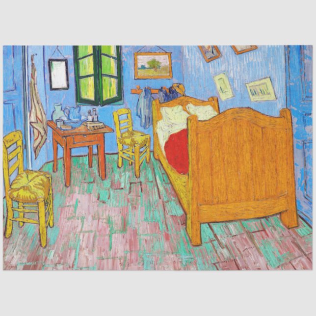 The Bedroom, Van Gogh Tissue Paper (Front)