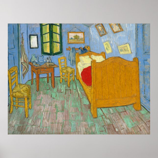 The Bedroom - Vincent van Gogh (1889) Poster (Front)