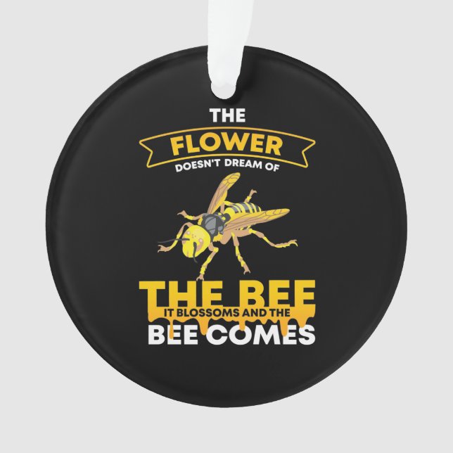 The Bee Comes Ornament (Front)