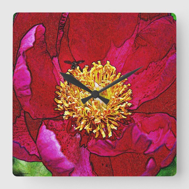 The Bee Flower Clock (Front)