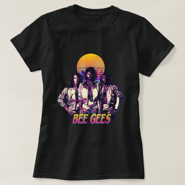 The Bee Gees Live For Men And Women T-Shirt (Design Front)