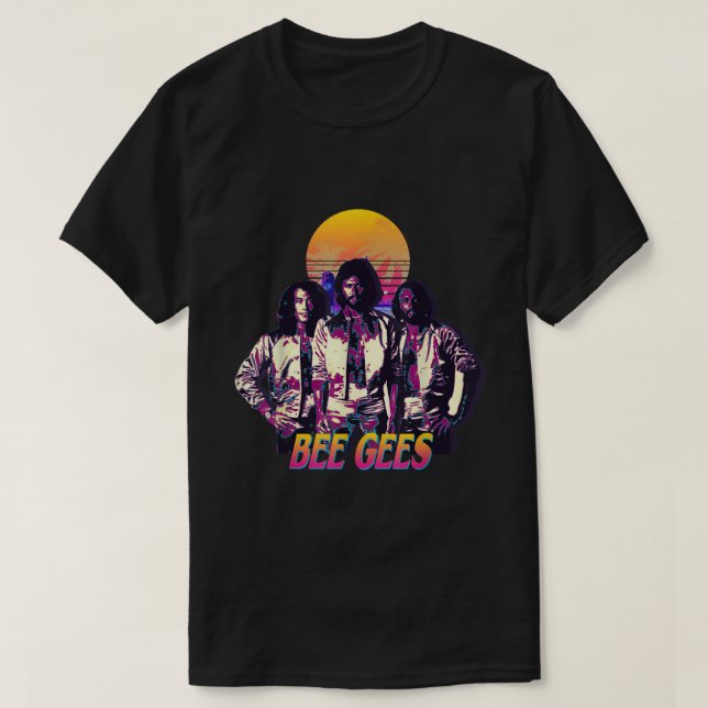 The Bee Gees Live For Men And Women T-Shirt (Design Front)