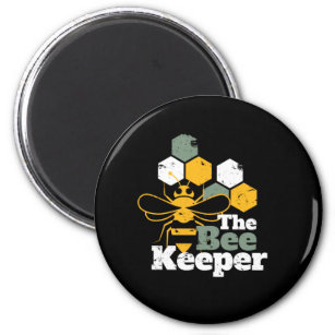 The Bee Keeper Funny Honey Bee Lover Magnet