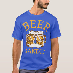 The Beer Bandit Funny Beer Drinking T-Shirt