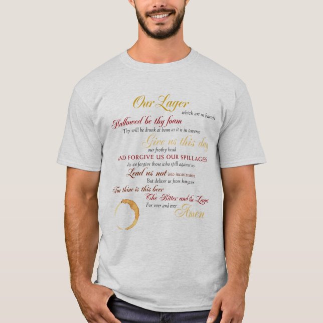The Beer Prayer T-Shirt (Front)