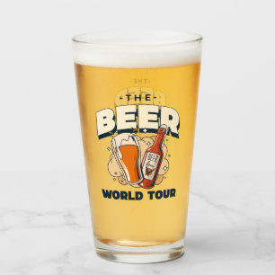 The Beer World Tour Glass