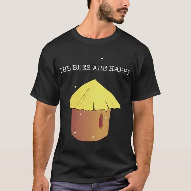 The Bees Are Happy Valheim T-Shirt (Front)