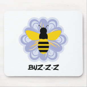 The Bees Insects Honey Bee Lover Beekeeper Mouse Mat