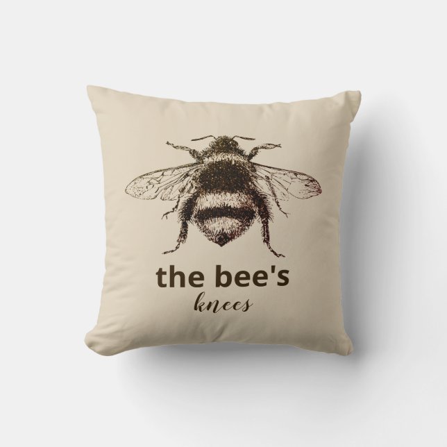 The Bee's Knees Cushion (Front)
