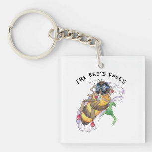 The bee's knees keychain