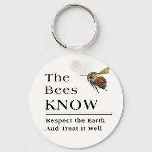 The Bees Know Key Ring