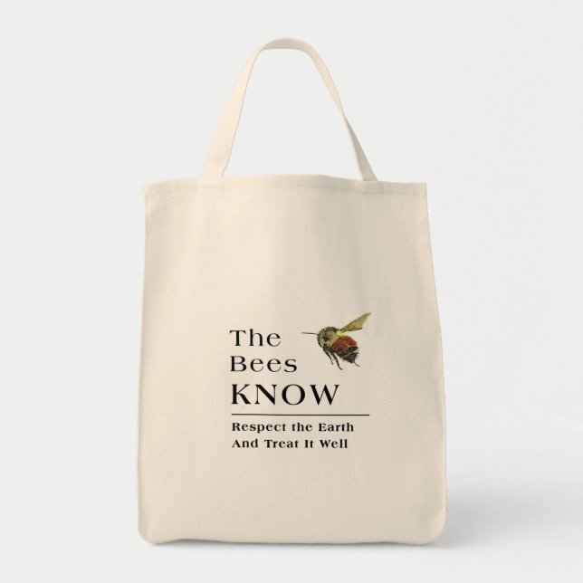 The Bees Know Tote Bag (Front)