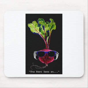 The beet goes on-dark mouse mat