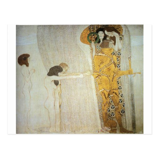 Image of The Beethoven Frieze: The Longing for Happiness Postcard