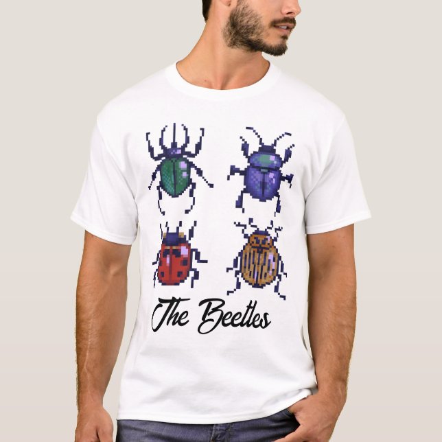 The Beetles, Pixel Arts T-Shirt (Front)