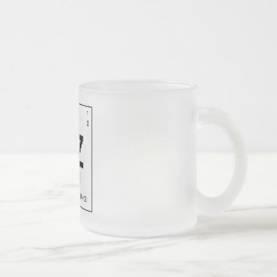 The Beezid Element Frosted Glass Coffee Mug
