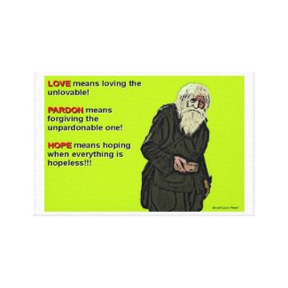 THE BEGGAR CANVAS PRINT