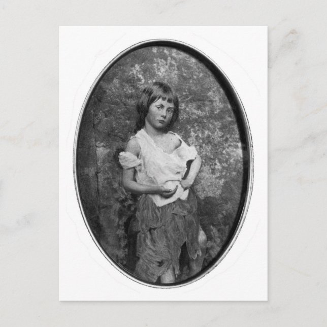 The Beggar Maid / Alice Liddell ~ 1859 Postcard (Front)