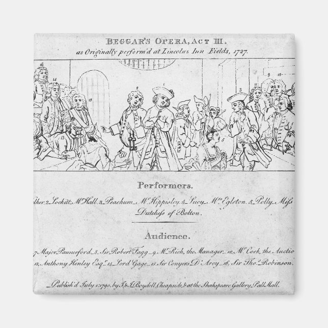 The Beggar's Opera' Magnet (Front)