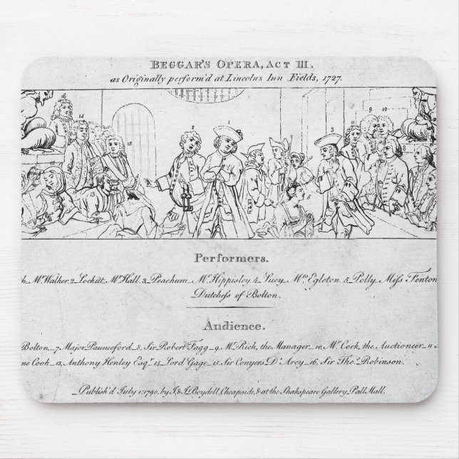 The Beggar's Opera' Mouse Mat (Front)