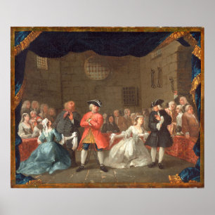 The Beggar's Opera William Hogarth Fine Art Poster
