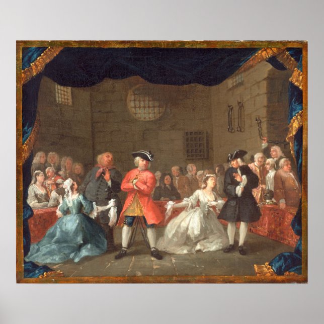 The Beggar's Opera William Hogarth Fine Art Poster (Front)