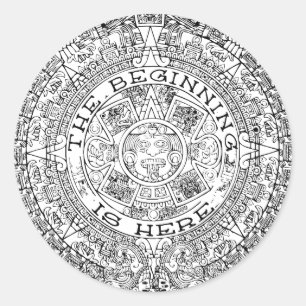 The Beginning Classic Round Sticker