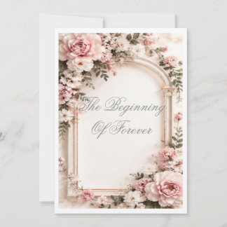 The Beginning Of Forever Invitation