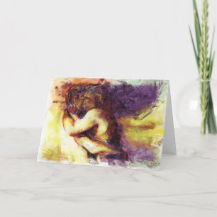 The Beginning Of Love Holiday Card