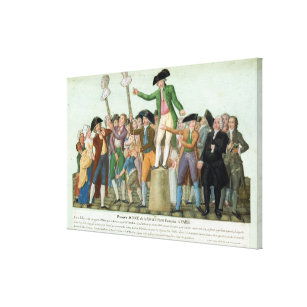 The Beginning of the French Revolution Canvas Print