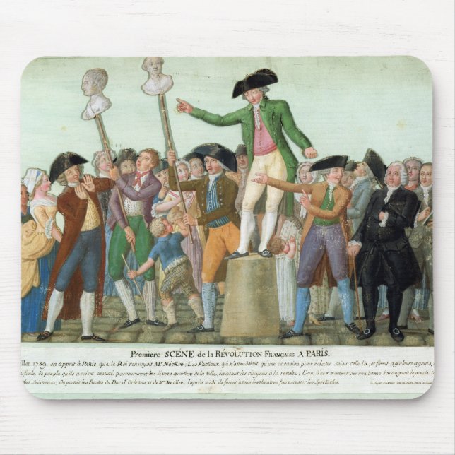 The Beginning of the French Revolution Mouse Mat (Front)