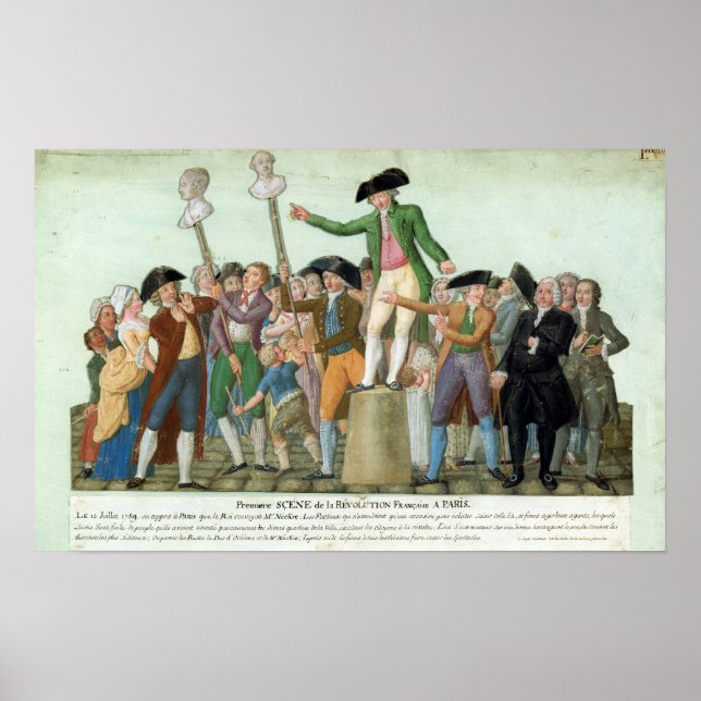 The Beginning of the French Revolution Poster (Front)