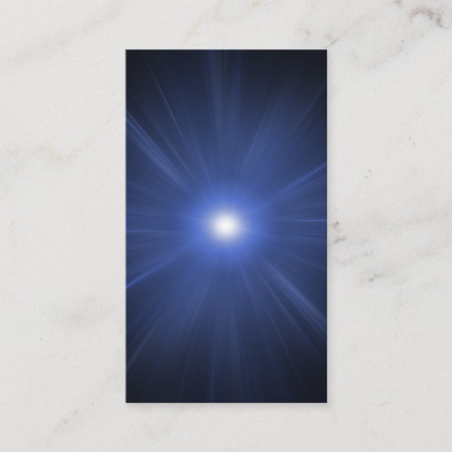 the beginning of the universe business card (Front)