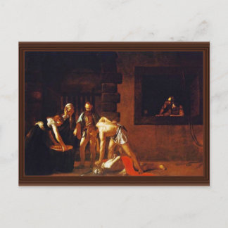 The Beheading Of John The Baptist For The Oratory Postcard