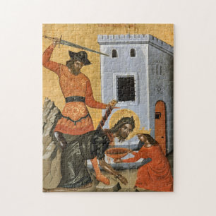 The Beheading of John the Baptist Orthodox Icon Jigsaw Puzzle