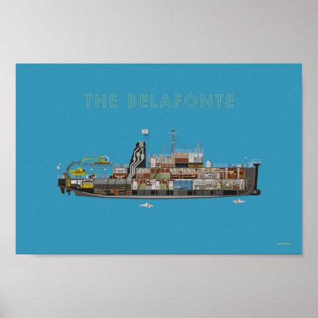 The Belafonte  The Life Aquatic Poster (Front)