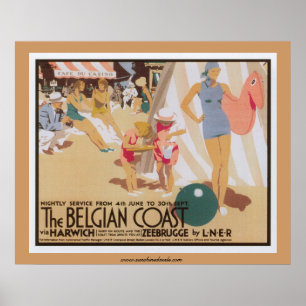 The Belgian Coast Poster