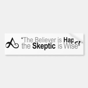 The believer is happy bumper sticker