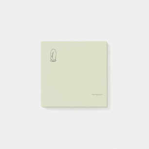 The Bell Jar- Botanists Pause- Minimal Post-it Notes
