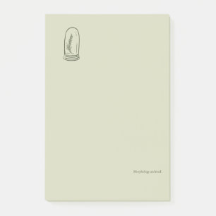 The Bell Jar- Botanists Pause- Minimal Post-it Notes