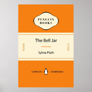 The Bell Jar by Sylvia Plath Penguin Classic Cover Poster