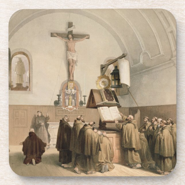 The Bell Ringers at the Oratory of the Capucines, Coaster (Front)