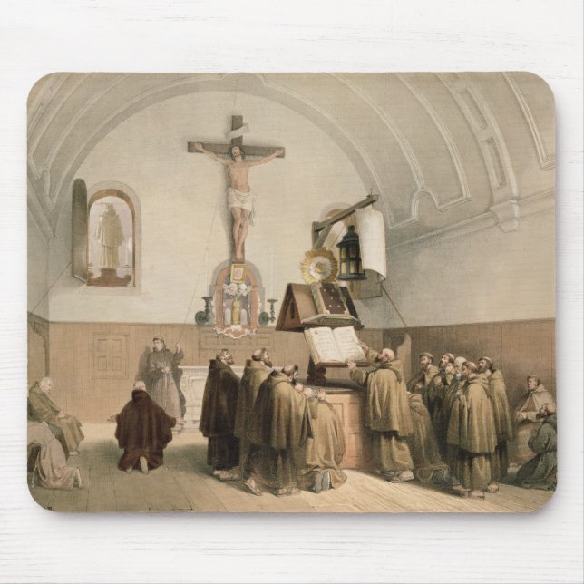 The Bell Ringers at the Oratory of the Capucines, Mouse Mat (Front)