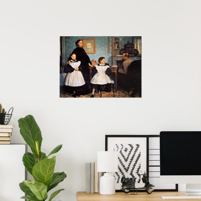 The Bellelli Family by Edgar Degas, Poster (Home Office)