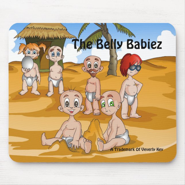 The Belly Babiez, Mouse Mat (Front)