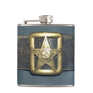 The BELT of the OFFICER of the red army of the RSF Hip Flask