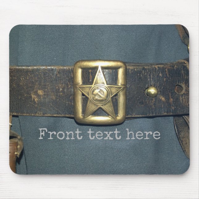 The BELT of the OFFICER of the red army of the RSF Mouse Mat (Front)