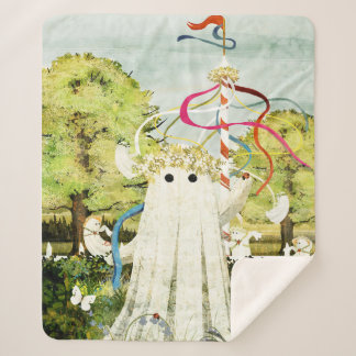 The Beltane Spirit Sherpa Blanket