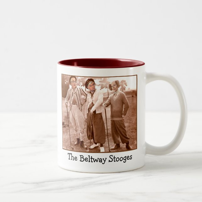 The Beltway Stooges Two-Tone Coffee Mug (Right)
