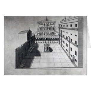 The Belvedere Court in Old St. Peter's Rome